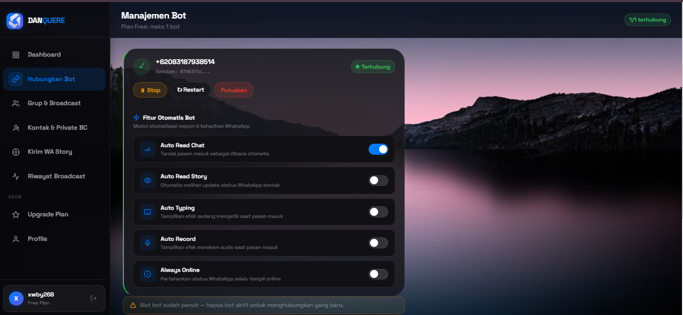 Preview WhatsApp Broadcast Platform 2